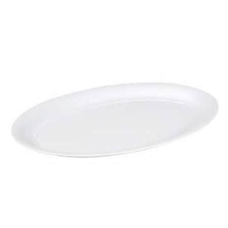 Fineline Settings 3511-WH White Medium Oval Tray 483.WH